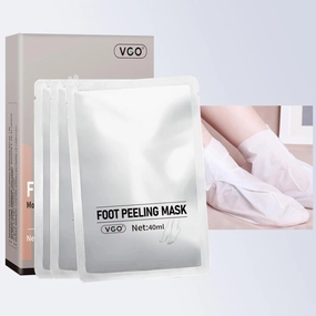 15Min Foot Peeling Mask(3 Pairs), Lactic Acid Based Foot Peel Mask for Dry Cracked Feet,Exfoliating Peel Mask,Moisturizing to Remove Dead Skin, Callus Remover for Feet (Men & Women)