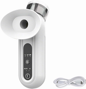 2025 Upgraded Nano Eye Steamer Wand-3-Temp Settings, Dual Spray Modes, Nano Atomization for Dry Eyes Relief, Hydrating & Cleaning Eye Device