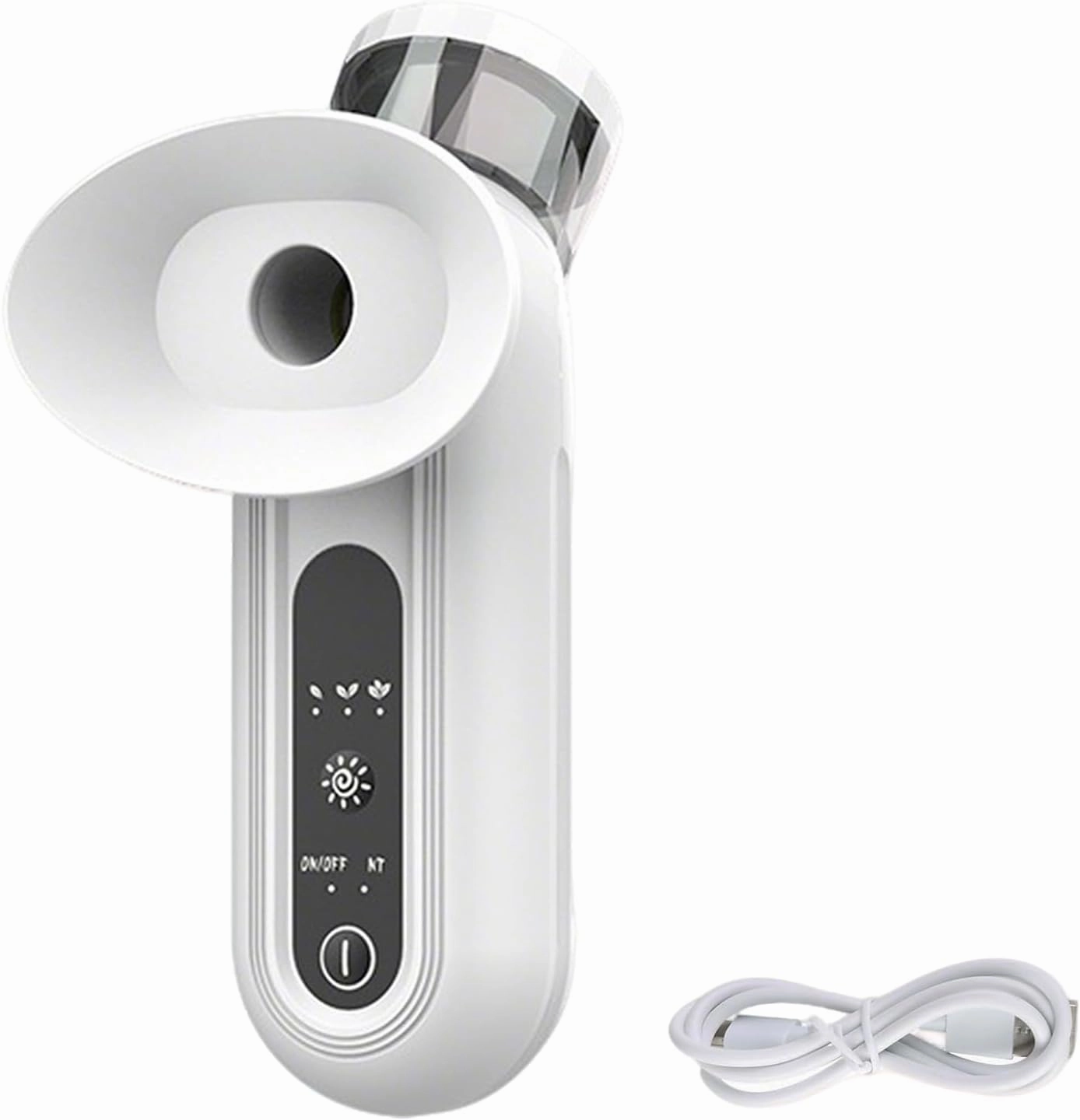 2025 Upgraded Nano Eye Steamer Wand-3-Temp Settings, Dual Spray Modes, Nano Atomization for Dry Eyes Relief, Hydrating & Cleaning Eye Device