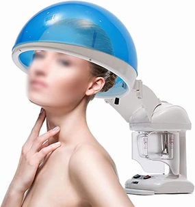2 in 1 Hair and Facial Steamer, Hair Therapy Steamer Salon Home Ozone Steaming Ion Sparyer, Portable Professional Face Steamer, Hot Mist Moisturizing for Personal Beauty Sauna SPA