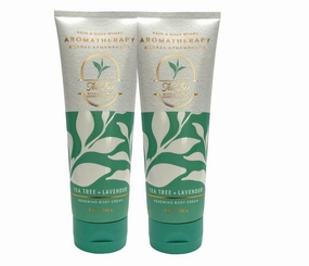 2 pack Ultra Shea Body Cream lotion 8fl Oz 226gm Each SIGNATURE COLLECTION 24 hour Moisture (2 x, tea tree lavender)