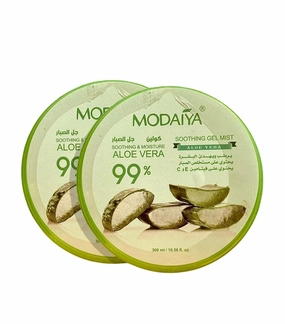 2 PCS Aloe Vera Gel 99% Pure – Dual Pack (23.7 fl oz) for Deep Hydration, Sunburn Relief, Scalp & Hair Care, Radiant Skin, Soothing and Calming Moisturizer for All Skin Types – Vegan Unscented