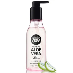 99% Pure Aloe Vera Gel For Face | Skin and Hair | Ultimate Gel For Glowing Skin No Parabens | Silicones and Color For Men Women and Children (140 ml (Pack of 1))