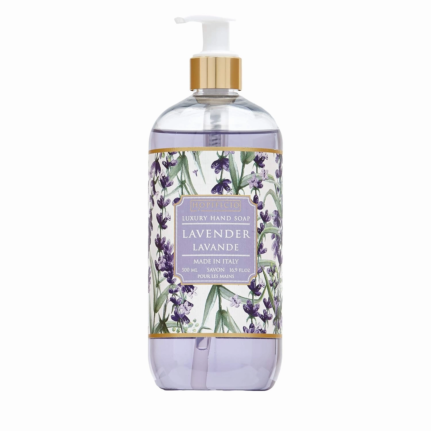 – Luxury Liquid Hand Soap: Hypoallergenic, Sulfate-free, Regenerating, Moisturizing & Gently Cleansing Liquid Soap, 16.9 Fl Oz (Lavender)