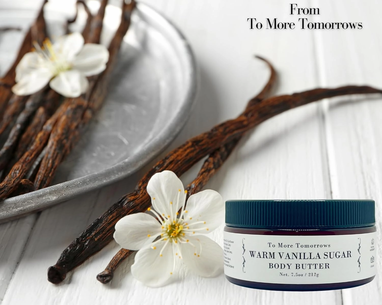 ,Ultra Rich Body Butter, Warm Vanilla Sugar, Body Butter, Moisturizer, Nourishing & Moisturizing Skin Care, 7.5 ounces, Gifts