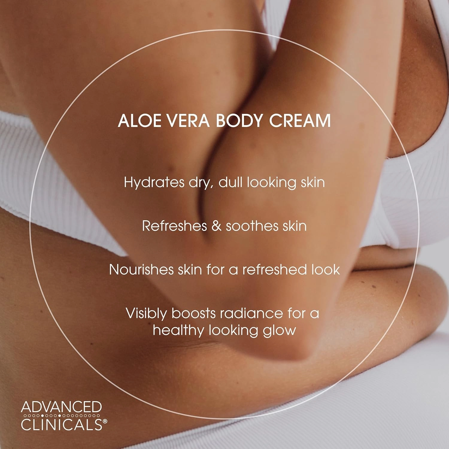 Advanced Clinicals Aloe Vera Lotion Skin Care Relief Cream | Vitamin E Infused Hyaluronic Acid Moisturizer & Vitamin C Body Lotion For Women & Men Helps Improve Look Of Extremely Dry Skin, 16 Ounce