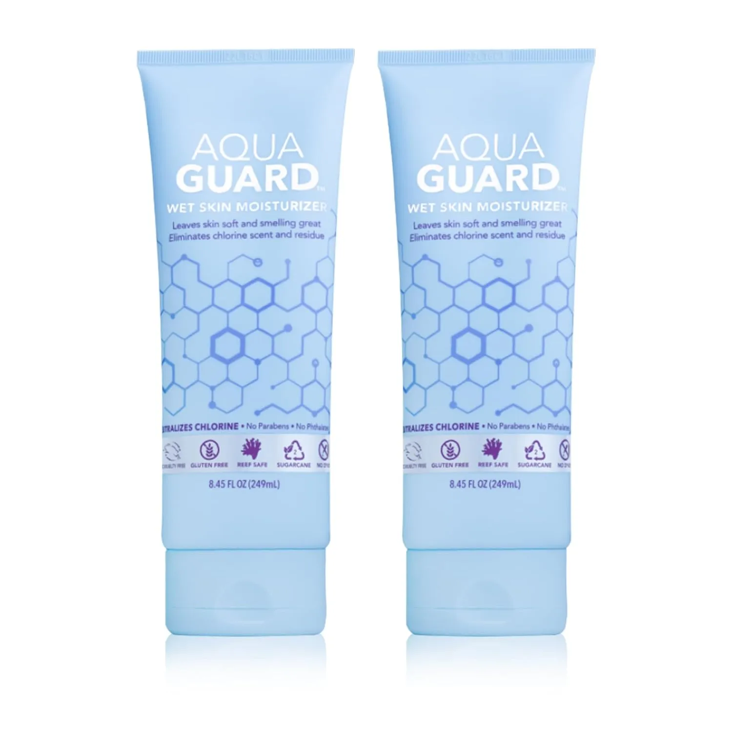 After-Swim Wet Skin Moisturizer | Leaves Skin Soft Neutralizes Chlorine Scent&Residue | In-Shower Lotion | Saves time | Apply to wet skin then towel off | Fast Absorbing - 2-Pack