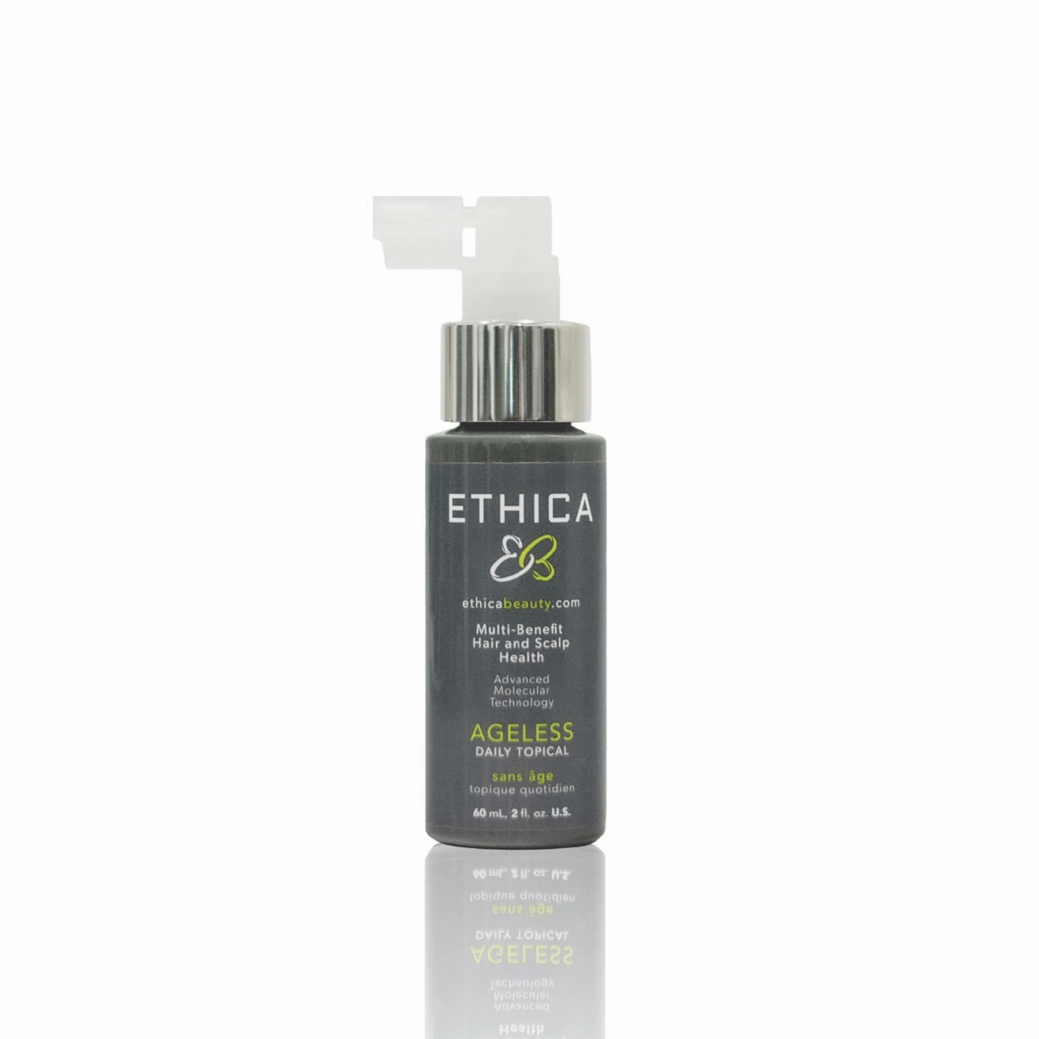 Ageless, Daily Leave In Scalp & Hair Growth Topical Treatment for Women. Promotes Healthy Scalp & Hair Regrowth, 2 fl oz
