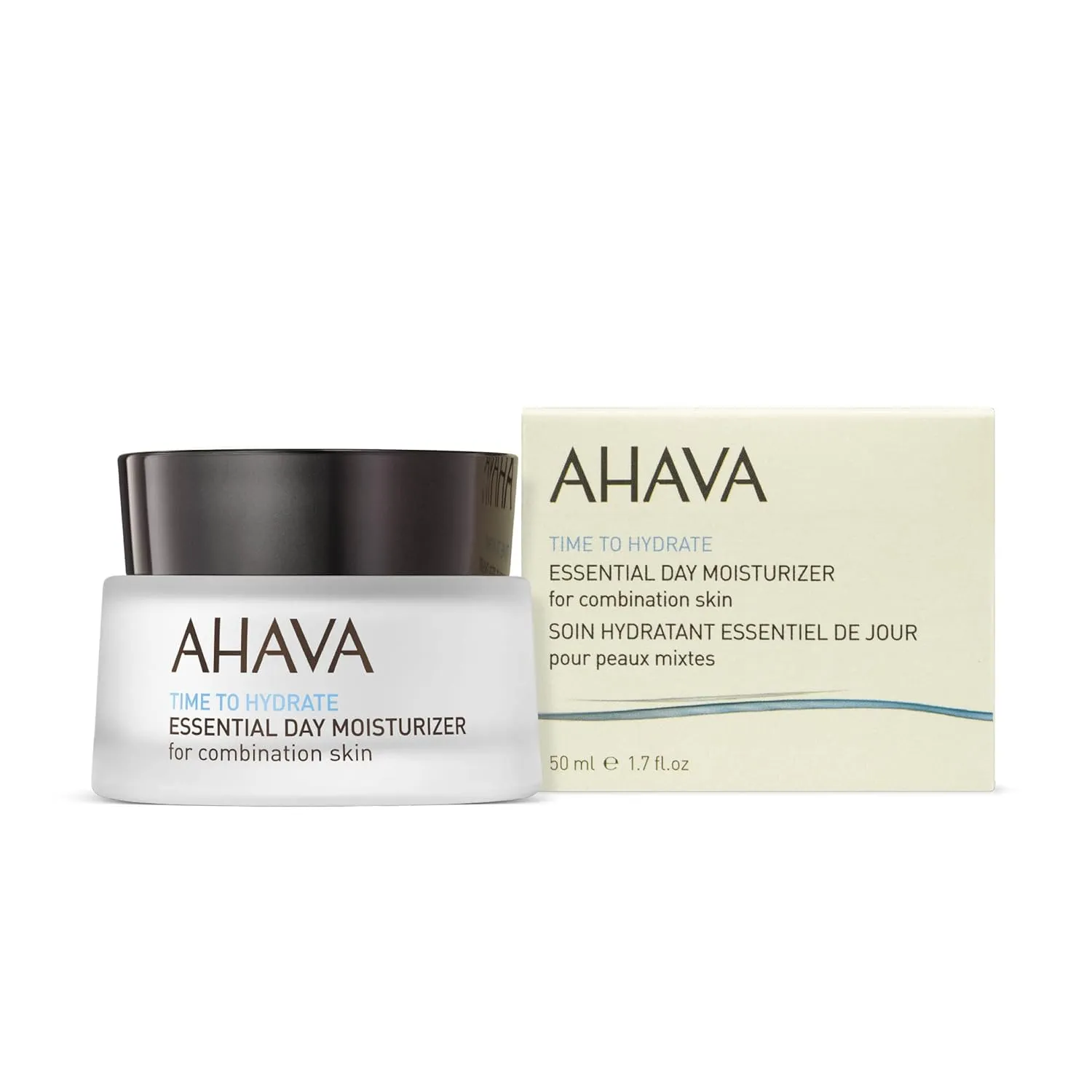 AHAVA Essential Day Moisturizer - Essential Daily Hydrating Facial & Neck Cream, Anti-Aging & Smoothing Effect, Enriched with Osmoter, Aloe Vera, Allantoin & Vitamin E