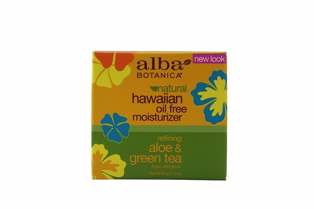 Alba Botanica Aloe & Green tea, Oil-Free Moisturizer, 3 Ounce (Pack of 6)