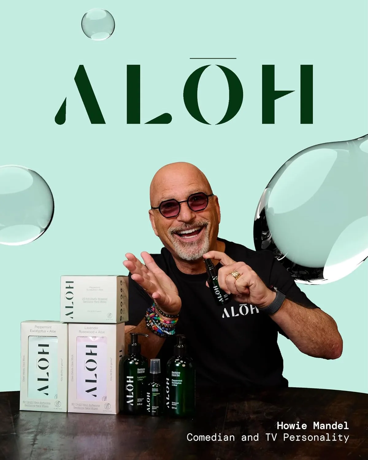 ALŌH Sanitizing Hand Mist 3-pack | Peppermint Eucalyptus   Aloe | 70% Alcohol Hydrating Hand Sanitizer Spray with Essential Oil, for Kids & Adults | 2oz Travel Size Bottle (Set of 3)