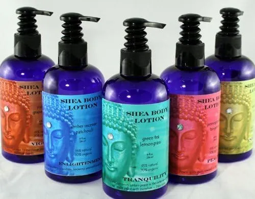 Almond 8 oz Organic Shea Body Lotion