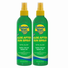 Aloe After Sun Spray, 6 oz, 2-Pack – Soothes, Cools & Hydrates Sun-Exposed Skin, Alcohol-Free, Non-Greasy, With Aloe Vera and Vitamin E, Lightweight Body Mist for Sunburn Relief