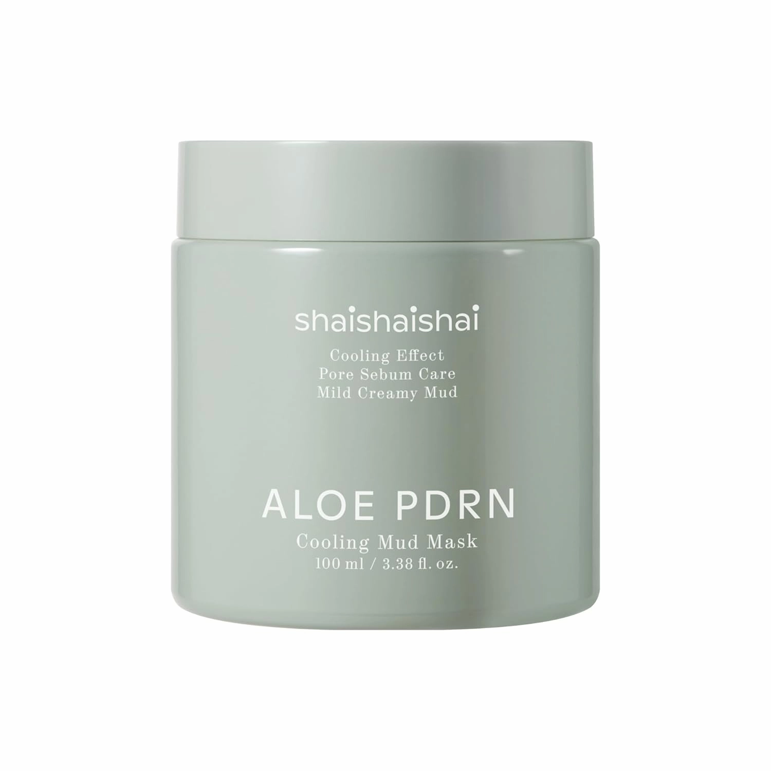 ALOE PDRN Cooling Mud Mask, Vegan Collagen Mud Cream, Instant Cooling, Pore Sebum Care, Ice-Glow Skin, Korean Skin Care, 3.38 Fl Oz