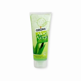 Aloe Vera Face Wash | Enriched with Aloe Vera, Cucumber, Turmeric & Tea Tree | For All Skin Type, Soft, Smooth, Refreshed & Glowing Skin | For Men & Women | 100ml (Pack of 3)