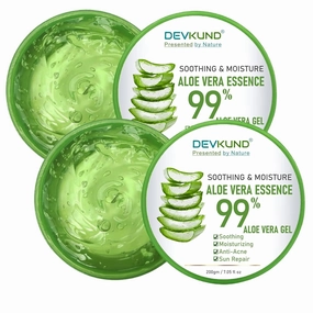 Aloe Vera Gel | With Pure Aloe Vera | Gel for Face, Hair, Skin Moisturizer | Hydrates and Soothes | With Vitamin E and No Paraben | 400G