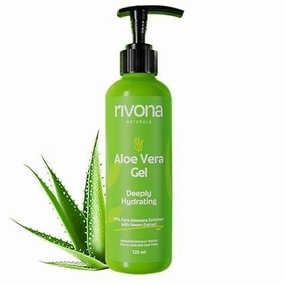 Aloe Vera Gel For Face,Hair, Skin & Nail | Moisturizing, Soothing & Hydrating | Multipurpose Gel |100% Natural extract | Dermatologically Tested |All Skin types 125 ml