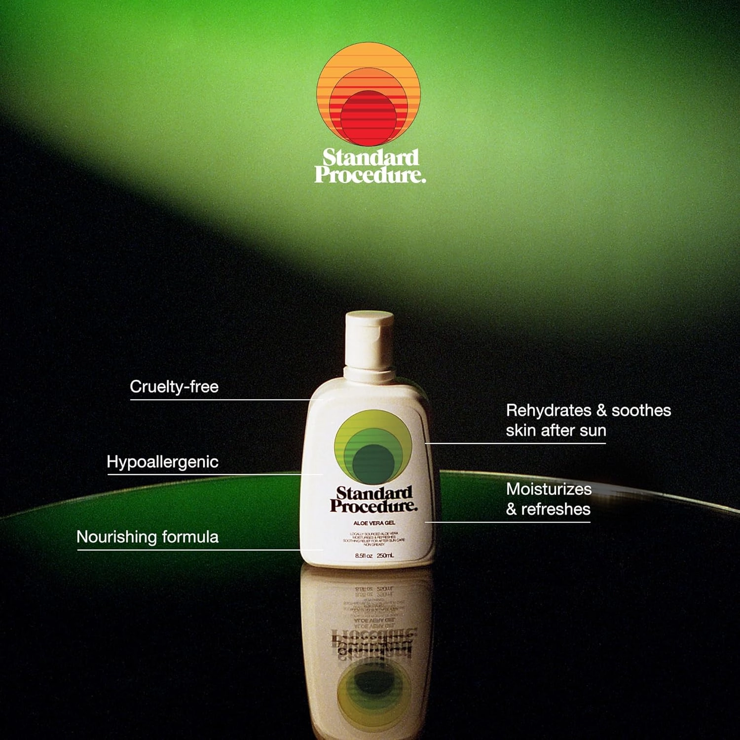Aloe Vera Gel, Soothing Relief for After Sun, Moisturizes and Refreshes Dry Skin, Pure Aloe Vera, Non-Greasy, 8.5 oz
