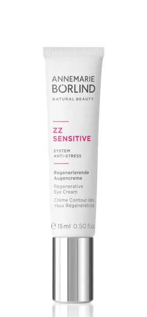 ANNEMARIE BÖRLIND – ZZ SENSITIVE Regenerative Eye Cream – With Vitamin C   E and Meadowfoam Extract to Strengthen the Natural Skin Barrier and Soothe Stressed Skin – Step 5 of 5-0.5 Oz