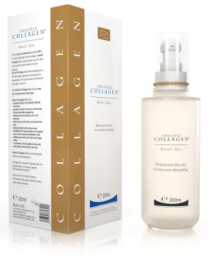 Anti-Cellulite Body Gel - Natural Marine Collagen Formula, Varicose Vein, Scar & Stretch Mark Treatment, Tightens Skin Tissue, 200 ml. Bottle