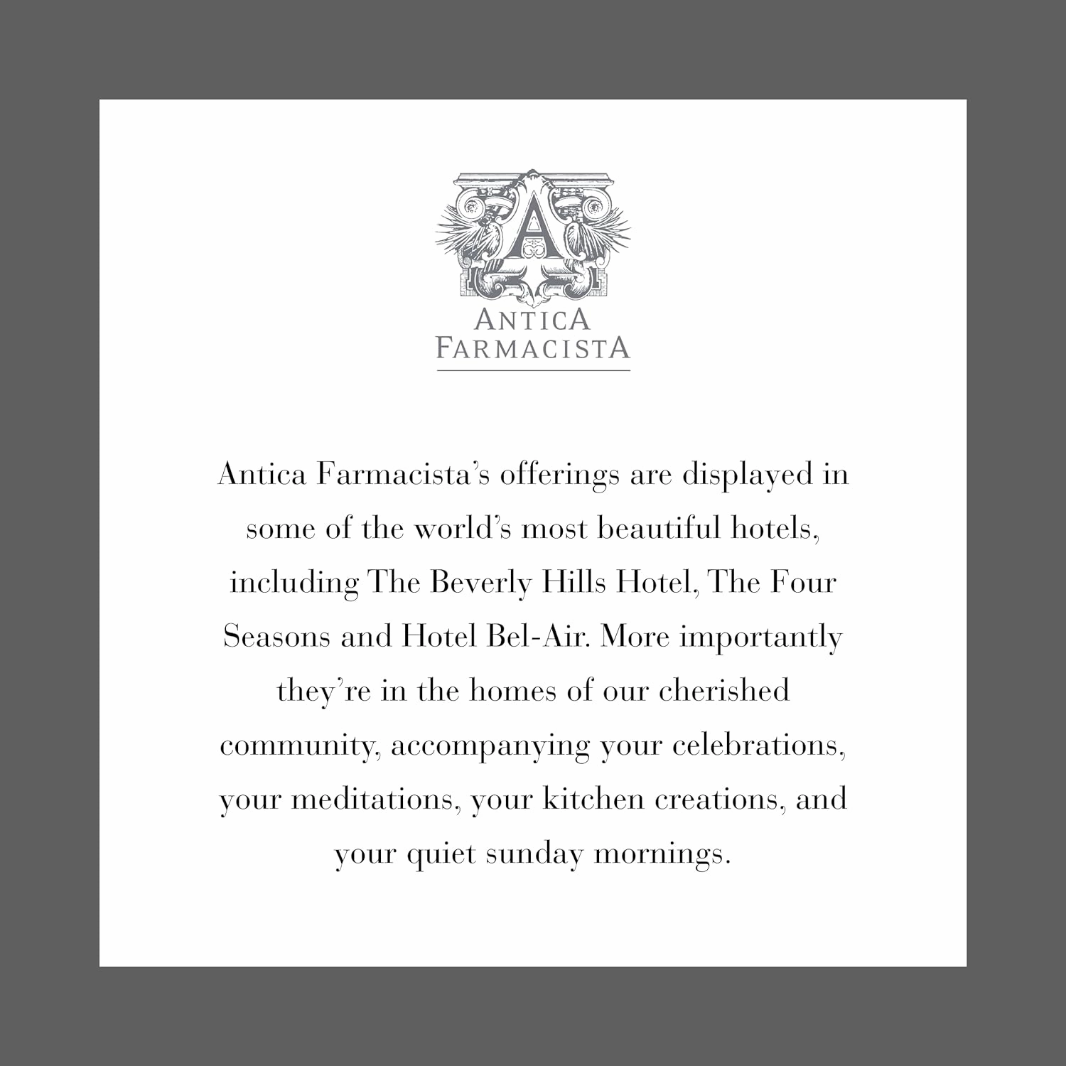 Antica Farmacista Body Moisturizer - Moisturizing Scented Lotion - Premium Body Moisturizer - Luxury Gift for Women & Men - Hand & Skin Hydration - Fig Leaf, 10 Fl Oz