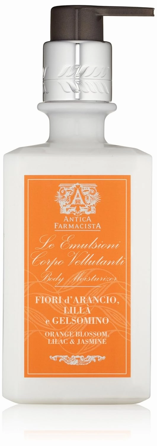 Antica Farmacista Body Moisturizer - Moisturizing Scented Lotion - Premium Body Moisturizer - Luxury Gift for Women & Men - Hand & Skin Hydration - Orange Blossom, Lilac and Jasmine, 10 Fl Oz