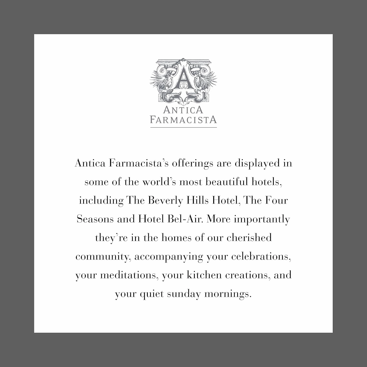 Antica Farmacista Body Moisturizer - Moisturizing Scented Lotion - Premium Body Moisturizer - Luxury Gift for Women & Men - Hand & Skin Hydration - Warm White, 10 Fl Oz