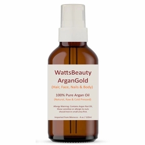 ArganGold 100% Pure Argan Oil - Ultra Moisturizer for Face, Body and Hair - 4 oz.