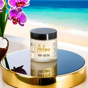 Arlene Signature Orchid, Coconut & Sea Salt Body Butter 4 oz