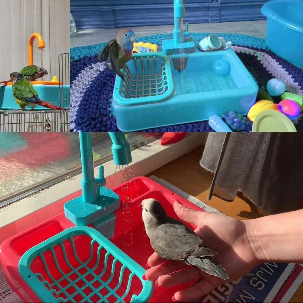 Automatic Parrot Bathtub Swimming Pool Water Dispenser