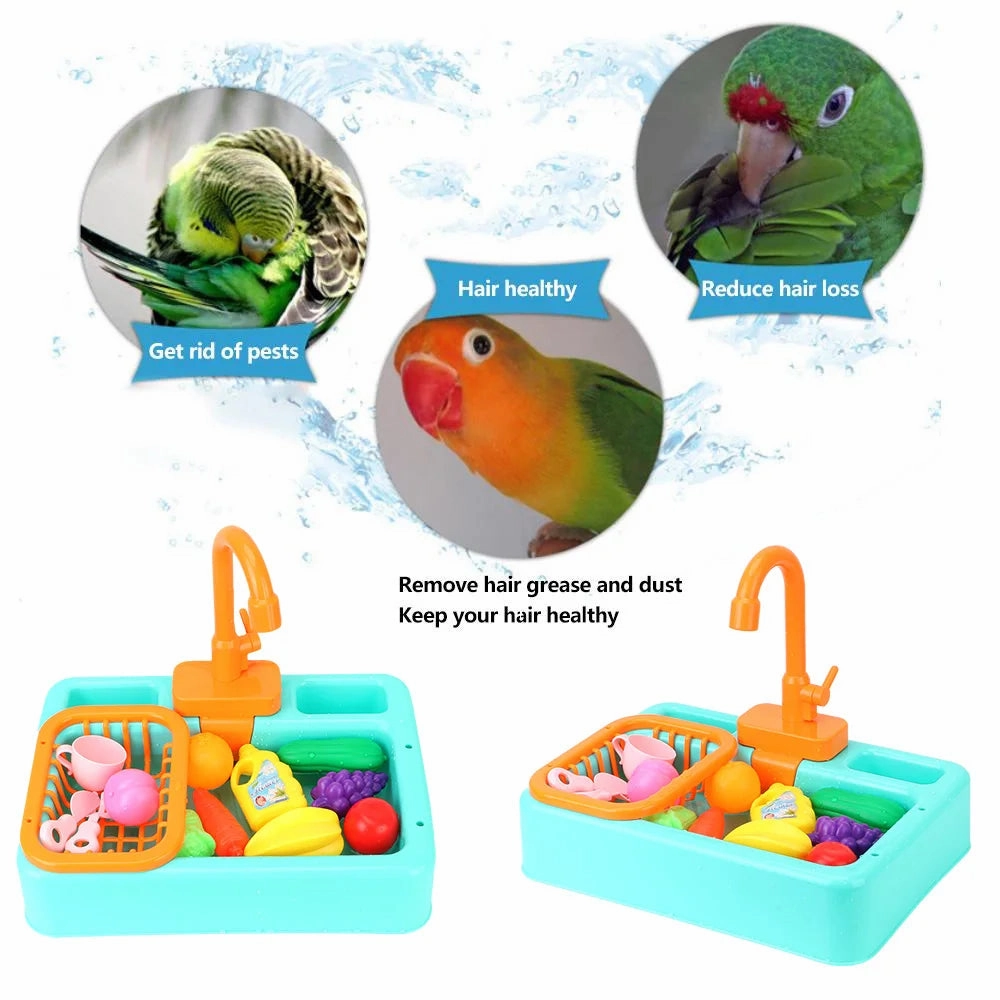 Automatic Parrot Bathtub Swimming Pool Water Dispenser