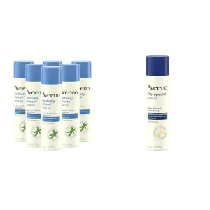 Aveeno Moisturizing and Therapeutic Shave Gels 7 oz 6 Pack Bundle