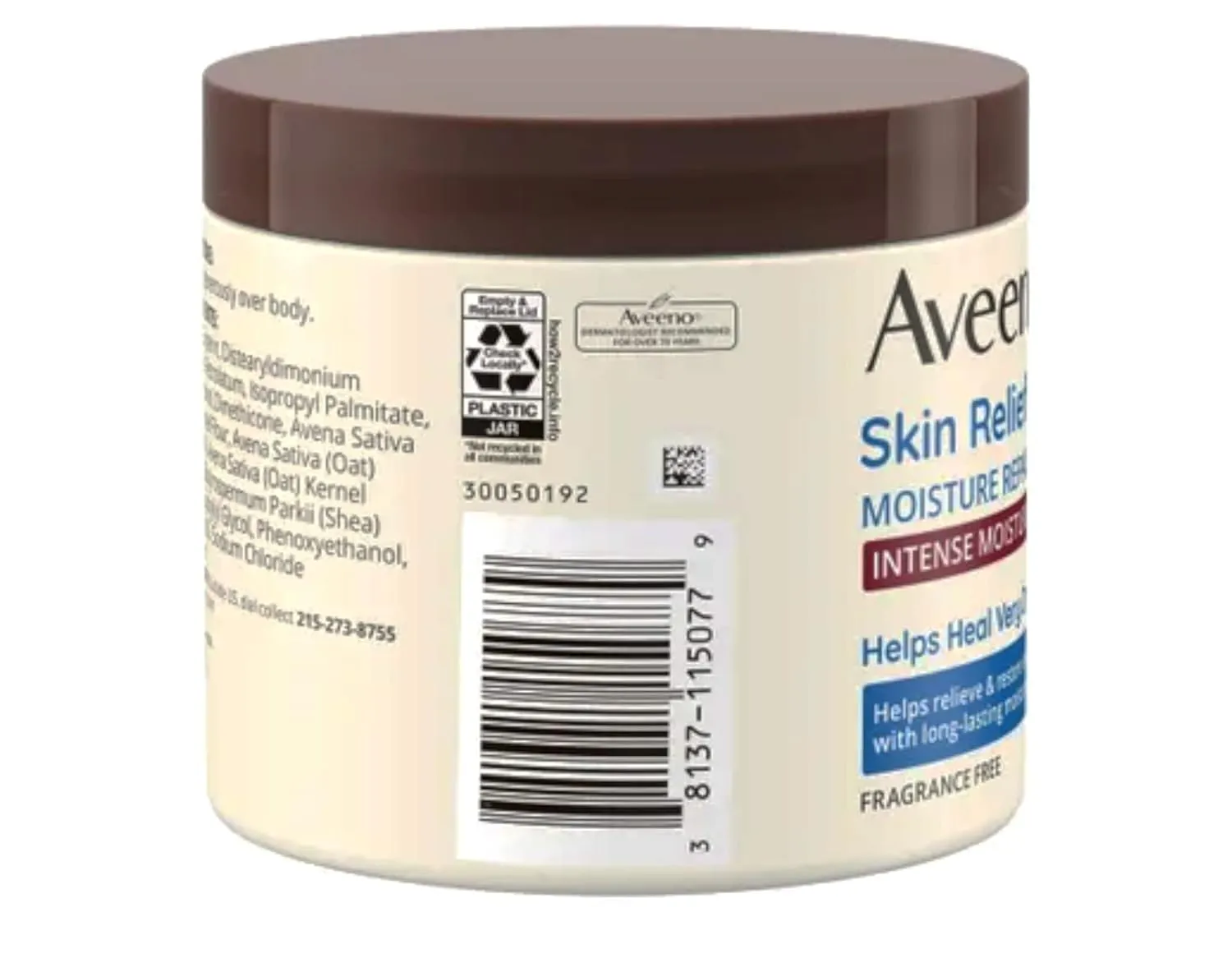 Aveeno Skin Relief Intense Moisture Repair Cream, 4 Pack (11 oz)