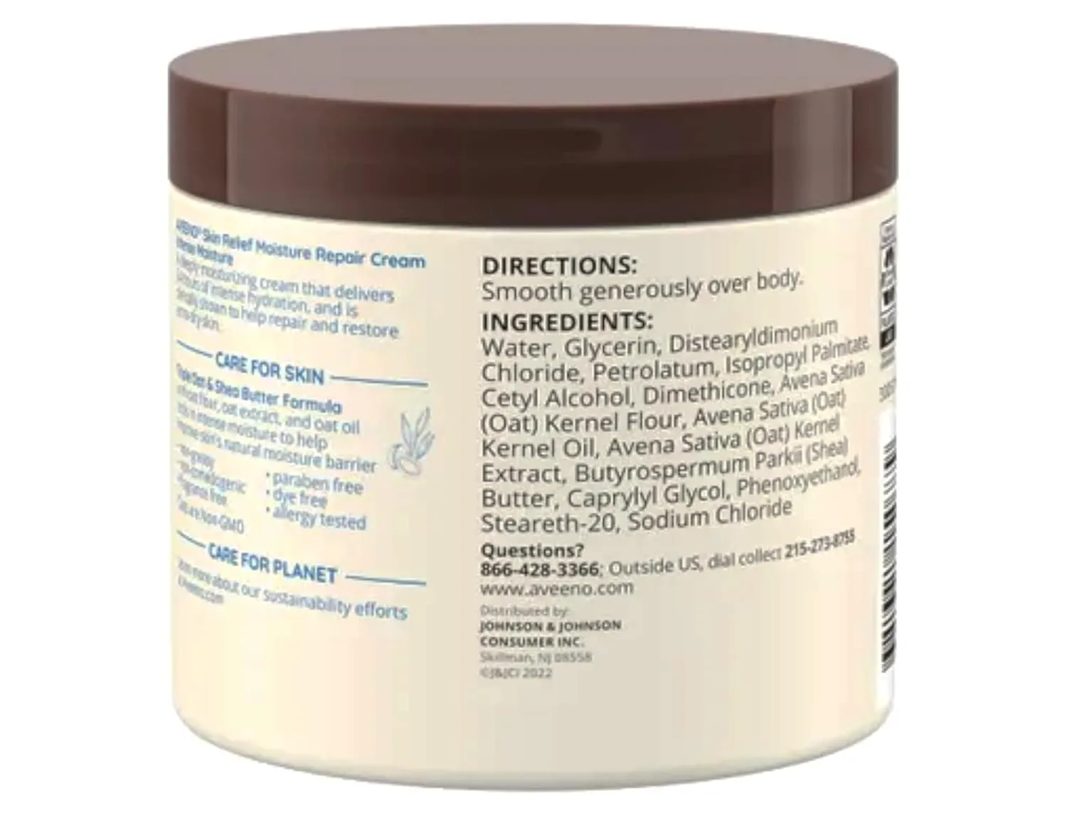 Aveeno Skin Relief Intense Moisture Repair Cream, 4 Pack (11 oz)