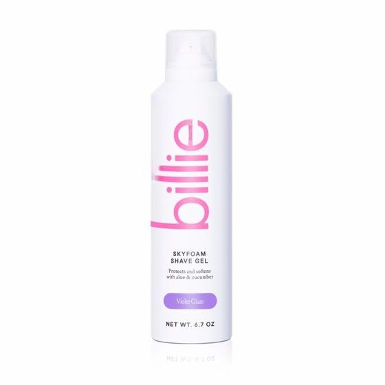 B'illie SkyFoam Womens Shave Gel, Violet Glaze Scent, Water-Activated Formula, 6.7 fl oz (Pack of 1)