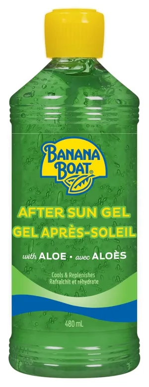 Banana Boat Soothing After Sun Gel with Aloe Vera, 16oz. - Pack of 3