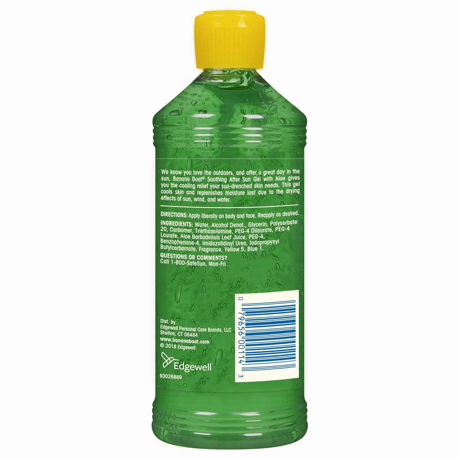 Banana Boat Soothing After Sun Gel with Aloe, 8oz | After Sun Care Aloe Gel, After Sun Aloe, Sunburn Relief, 8oz (Pack of 12)