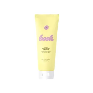 Bask Suncare SPF 50 Sheer Moisturizing Sunscreen Lotion - Broad Spectrum UVA/UVB Protection, Dermatologist Recommended, Hydrating, Lightweight & Fast Absorbing, No White Cast, Travel Size, 3.4 fl oz