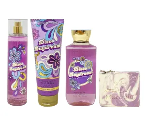 Bath & Body Works Disco Daydream 3 Piece Set with a Lavender Dream Bar Soap - Fragrance Mist - Shower Gel and Body Cream - Full Size