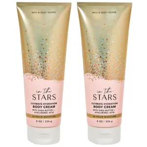 Bath and Body Works 2 Pack In The Stars Ultra Shea Body Cream 8 Oz.