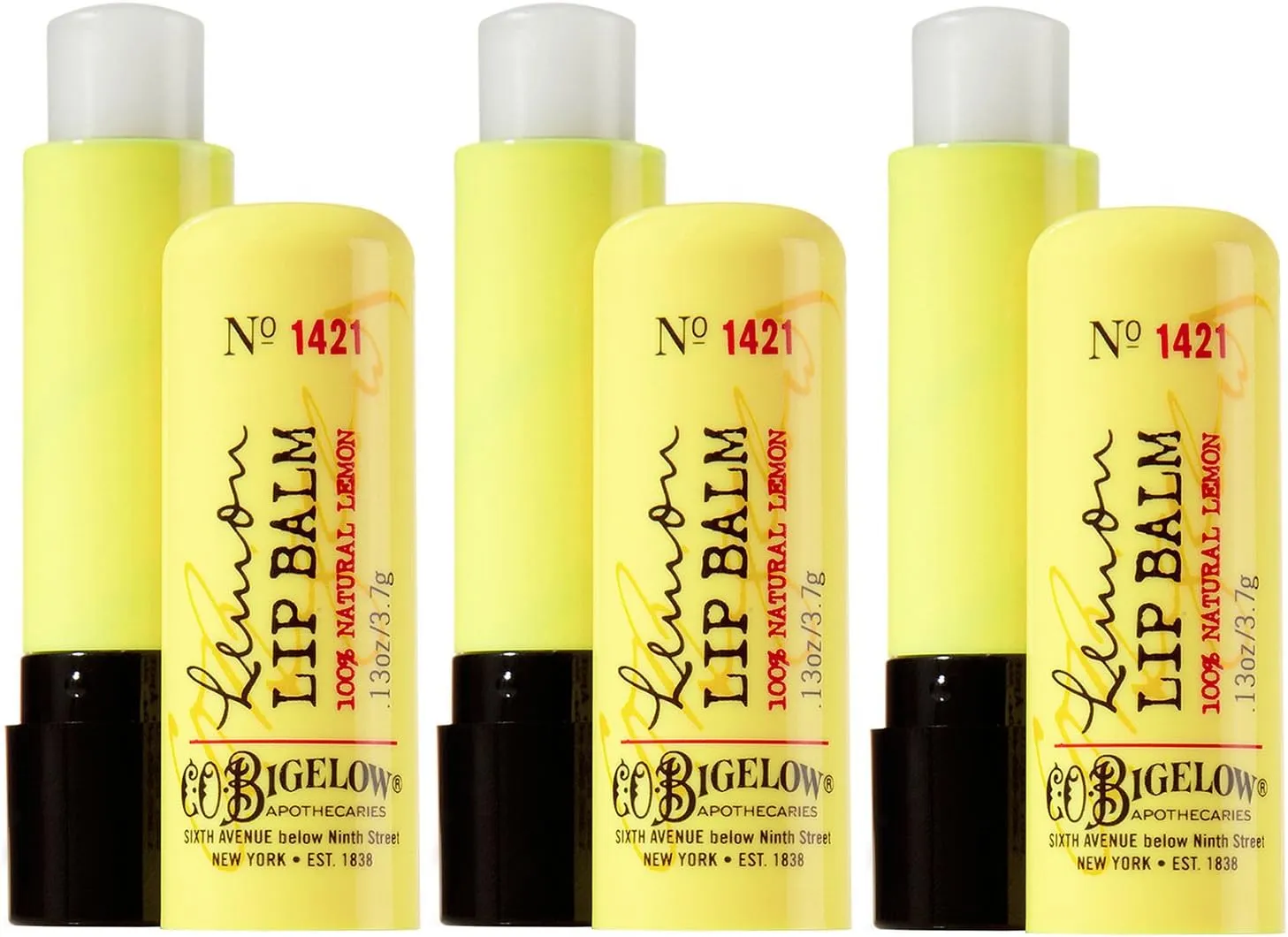 Bath and Body Works C.O. Bigelow Lip Care Lemon Lip Balm 0.13oz [3-Pack]