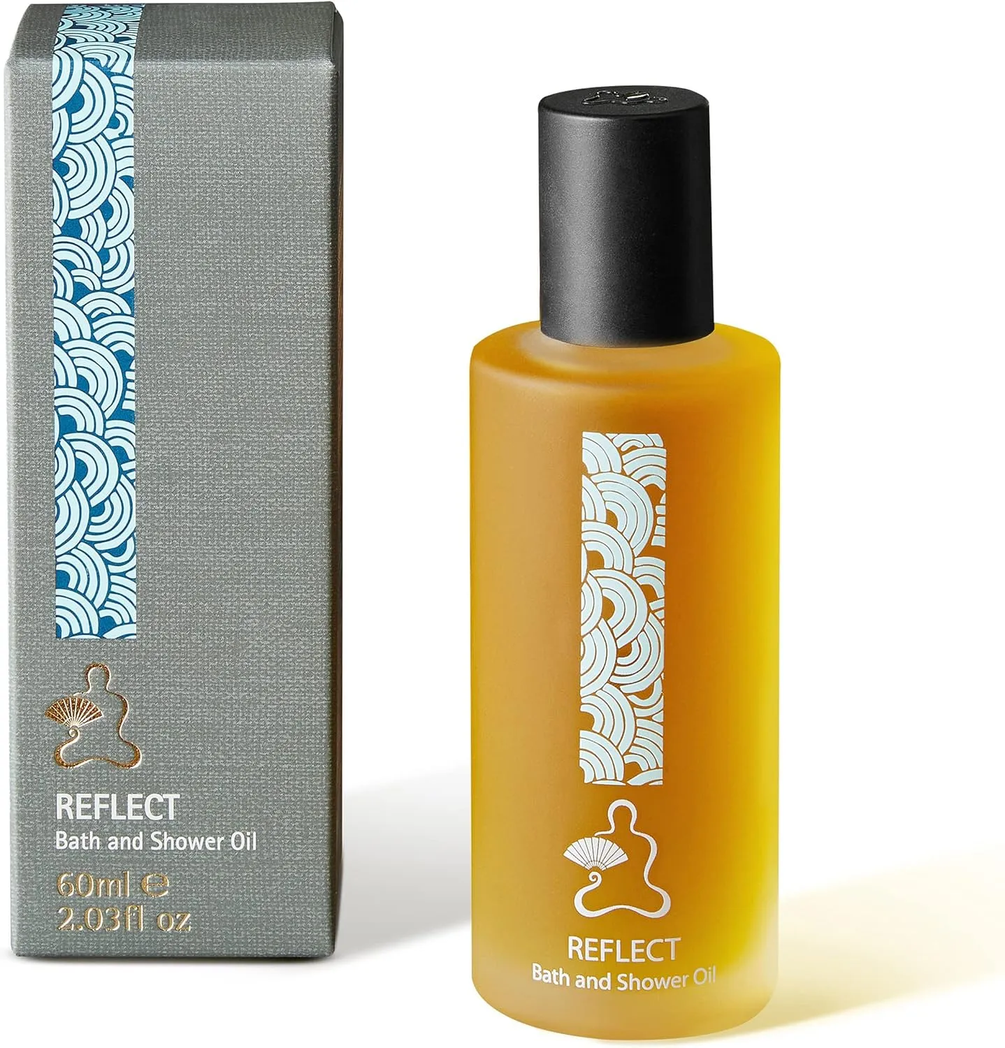 Bath and Shower Oil - Luxury Hotel Amenity - Reflect - Jasmine, Ginger, and Juniper - 2oz