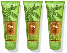 Bath & Body [3 Pack] BODY CREAM 24 Hour Moisture 8 oz / 226 g (Packaging may vary) (Full Size, WAIKIKI BEACH COCONUT)
