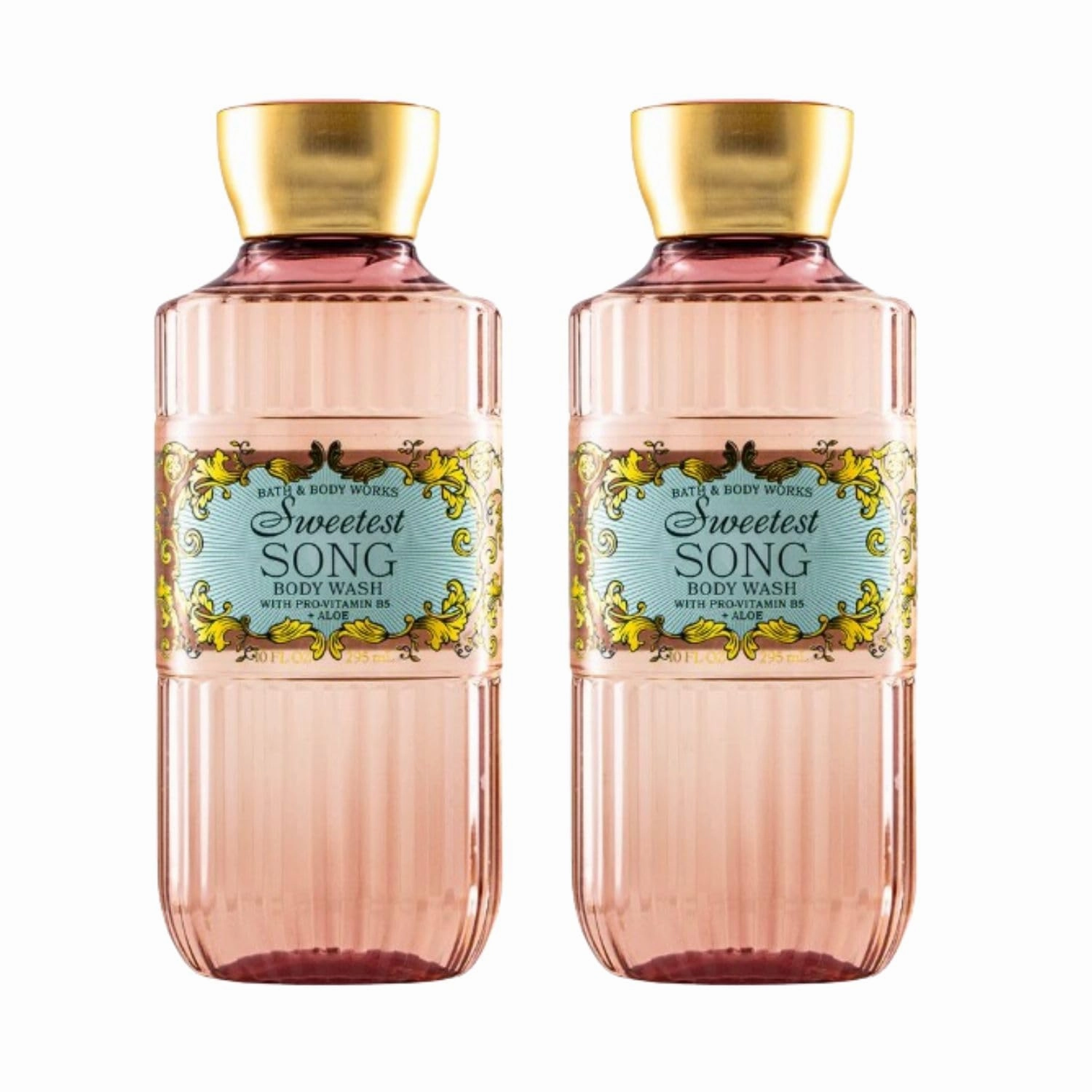 Bath and body Sweetest Song Floral Body Wash for Women – 2 Pack Hydrating Shower Gel with Aloe & Pro-Vitamin B5 – Moisturizing Bath Cleanser Gift Set