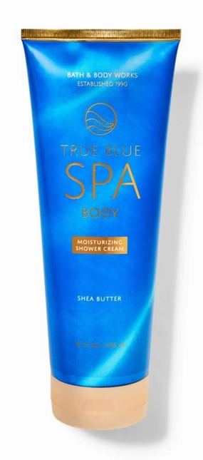 Bath and Body True Blue SPA Body Mousturizing Shower Cream | 10 Oz