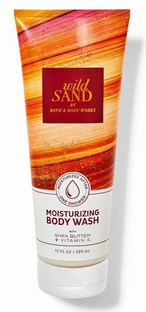 Bath and Body Wild Sand Moisturizing Body Wash - 10 oz - Hydrating & Nourishing Skincare for Soft, Smooth Skin