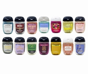Bath and Body Work Assorted Mini Hand Gel Bundle - Lot of 10