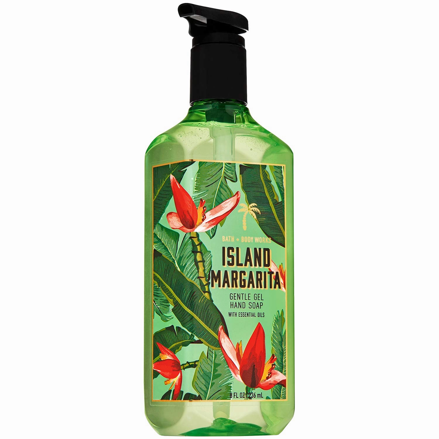Bath and Body Works ISLAND MARGARITA Gentle Gel Hand Soap 8 Fluid Ounce (2020 Edition)