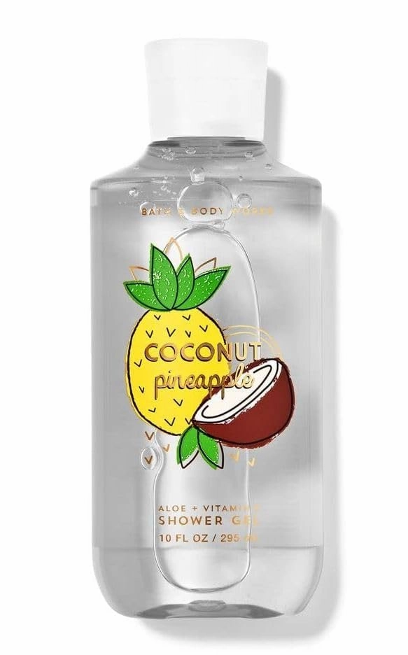 Bath Body Coconut Pineapple Shower Gel | 10 Fl Oz
