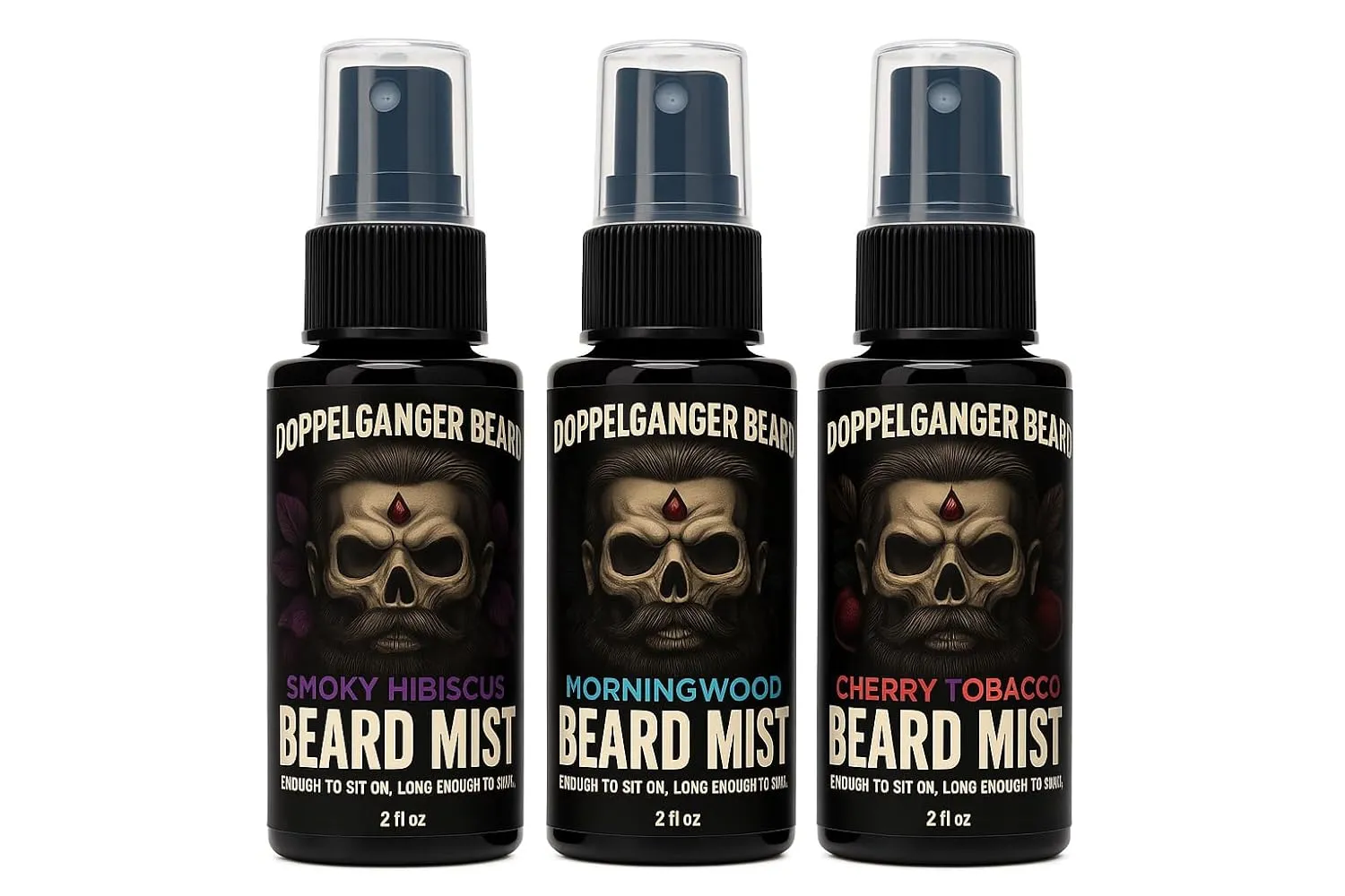 Beard Cologne Spray for Men – Leave-In Beard Conditioner Mist with Aloe, Jojoba & Baobab – Non-Greasy Beard Softener (2 oz, Morningwood)